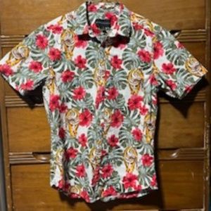 NO BOUNDARIES Hawaiian button up shirt